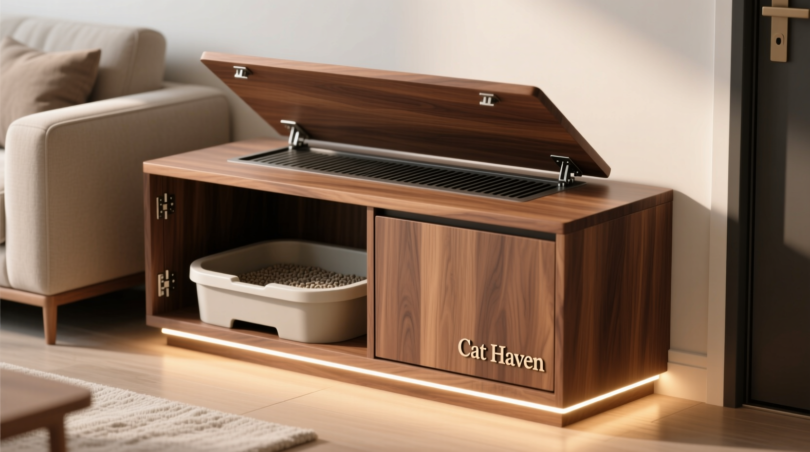 creative diy guide how to build a stylish and functional cat litter box bench for your home