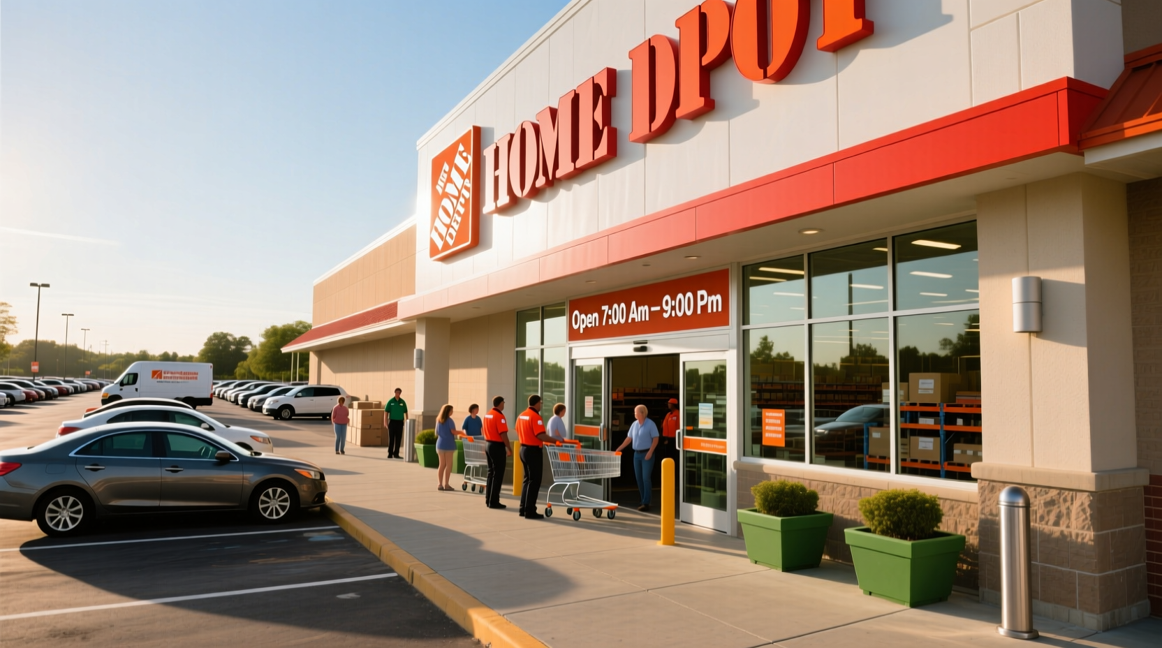is home depot open on sundays