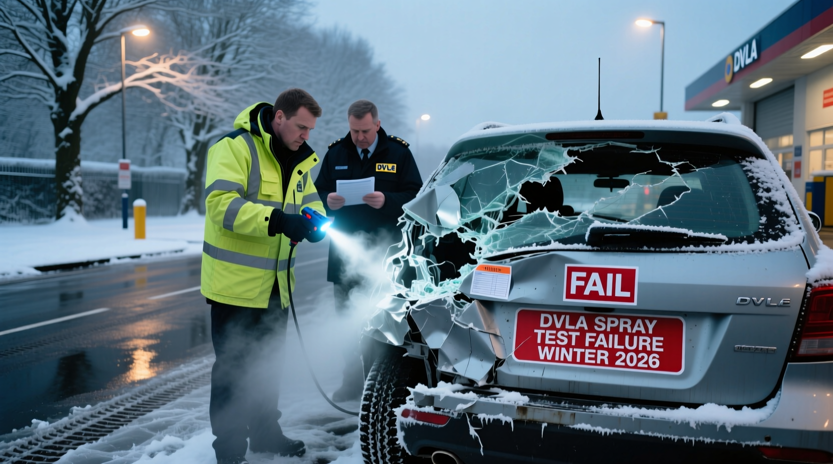 dvla spray failure winter 2026