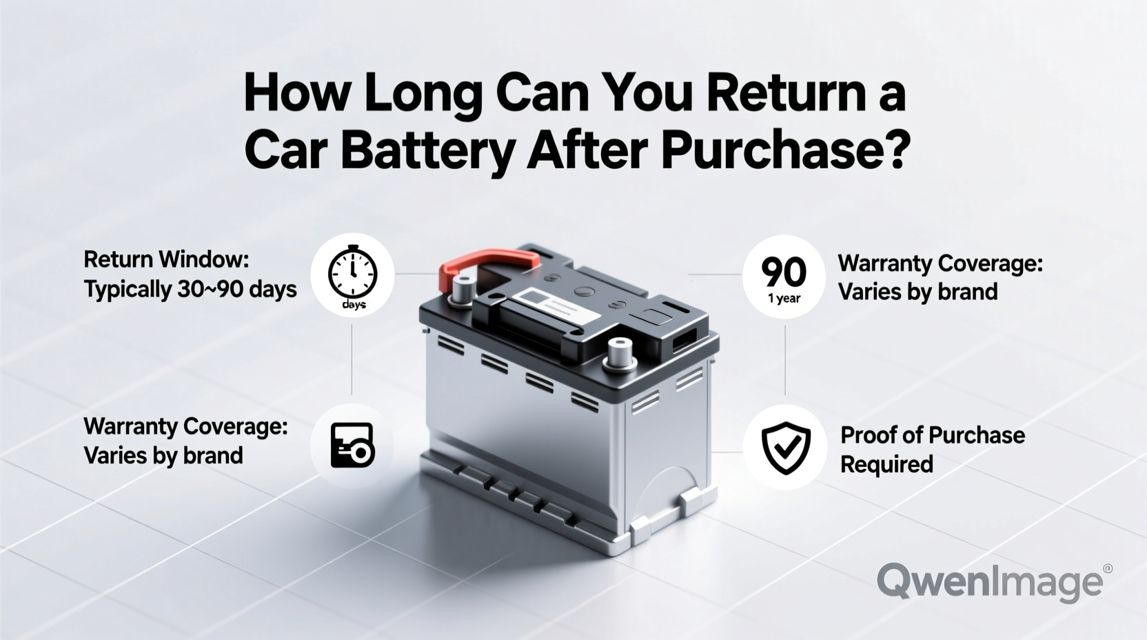 how long can you return a car battery after purchase