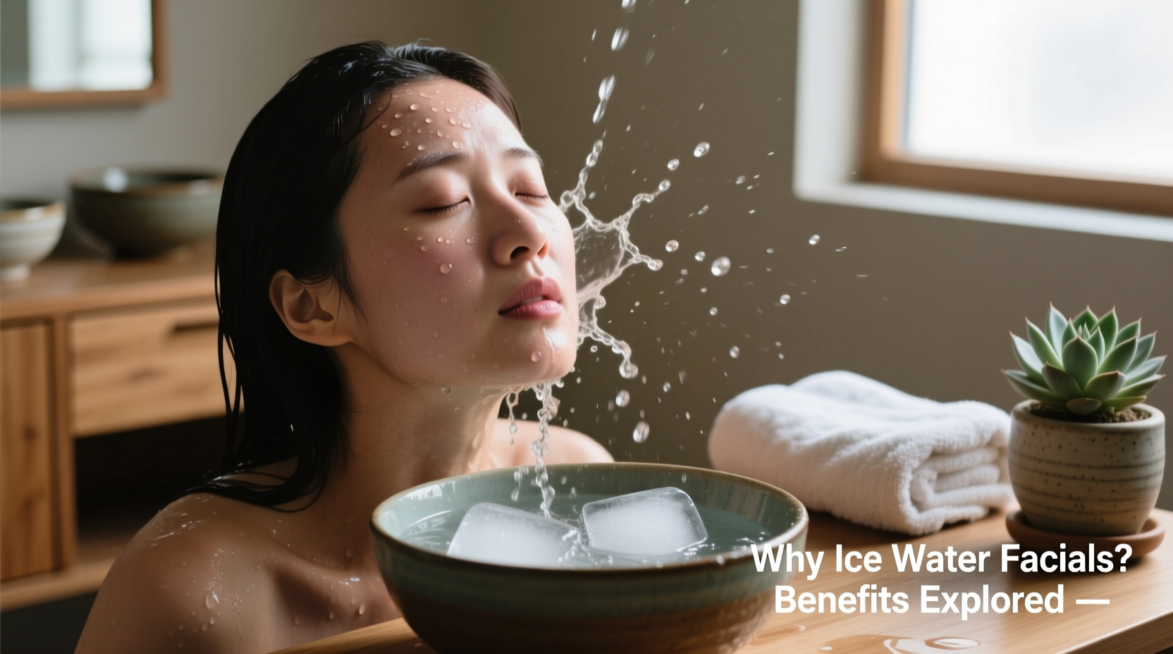 ice water facials why people dunk their face benefits explored