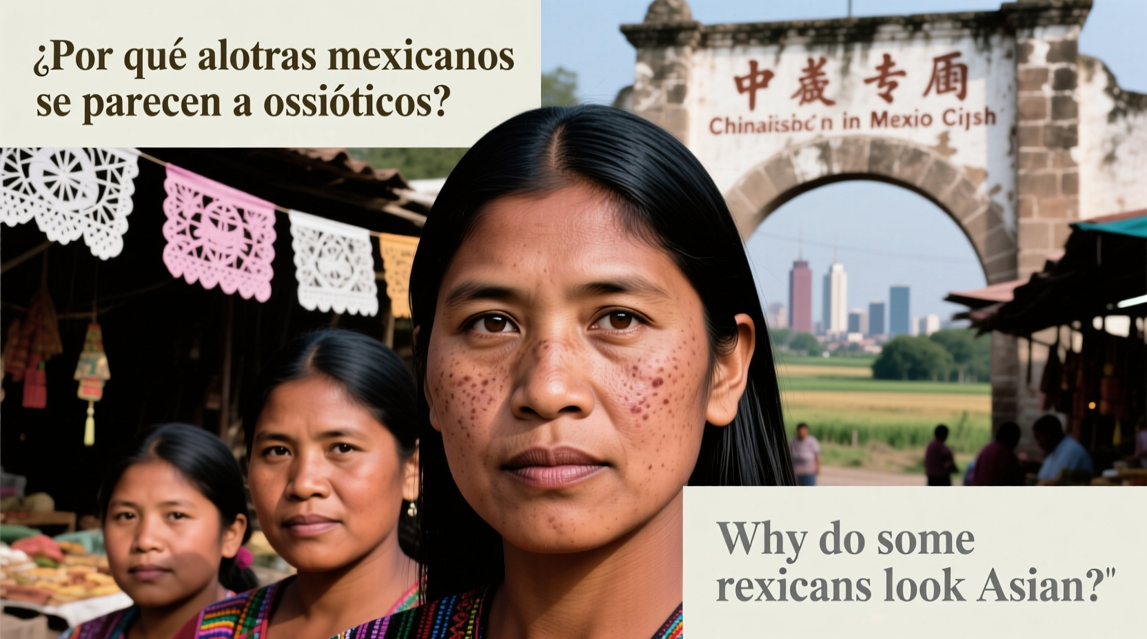 why do some mexicans look asian exploring the connection