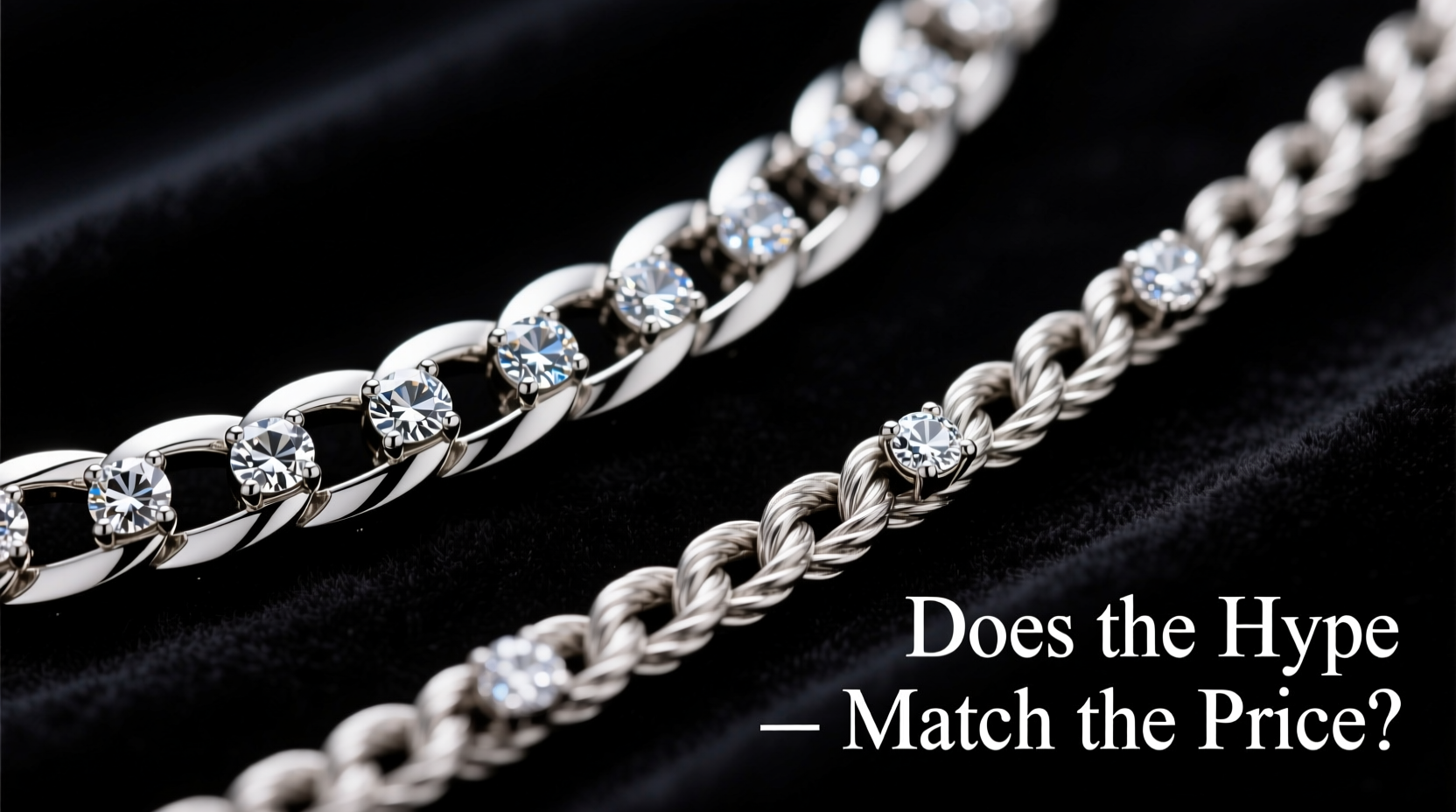 moissanite cuban link vs rope chain does the hype match the price