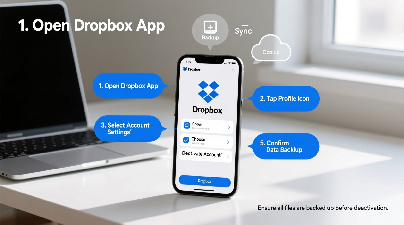 step by step guide to safely deactivate your dropbox account without losing data