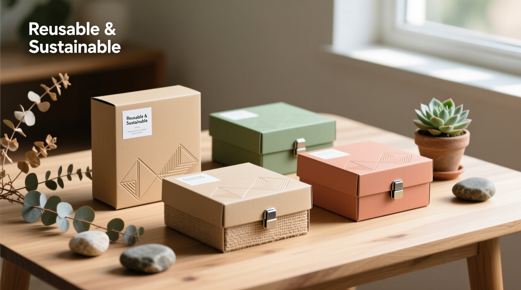 reusable gift boxes stylish sustainable and ready to fill