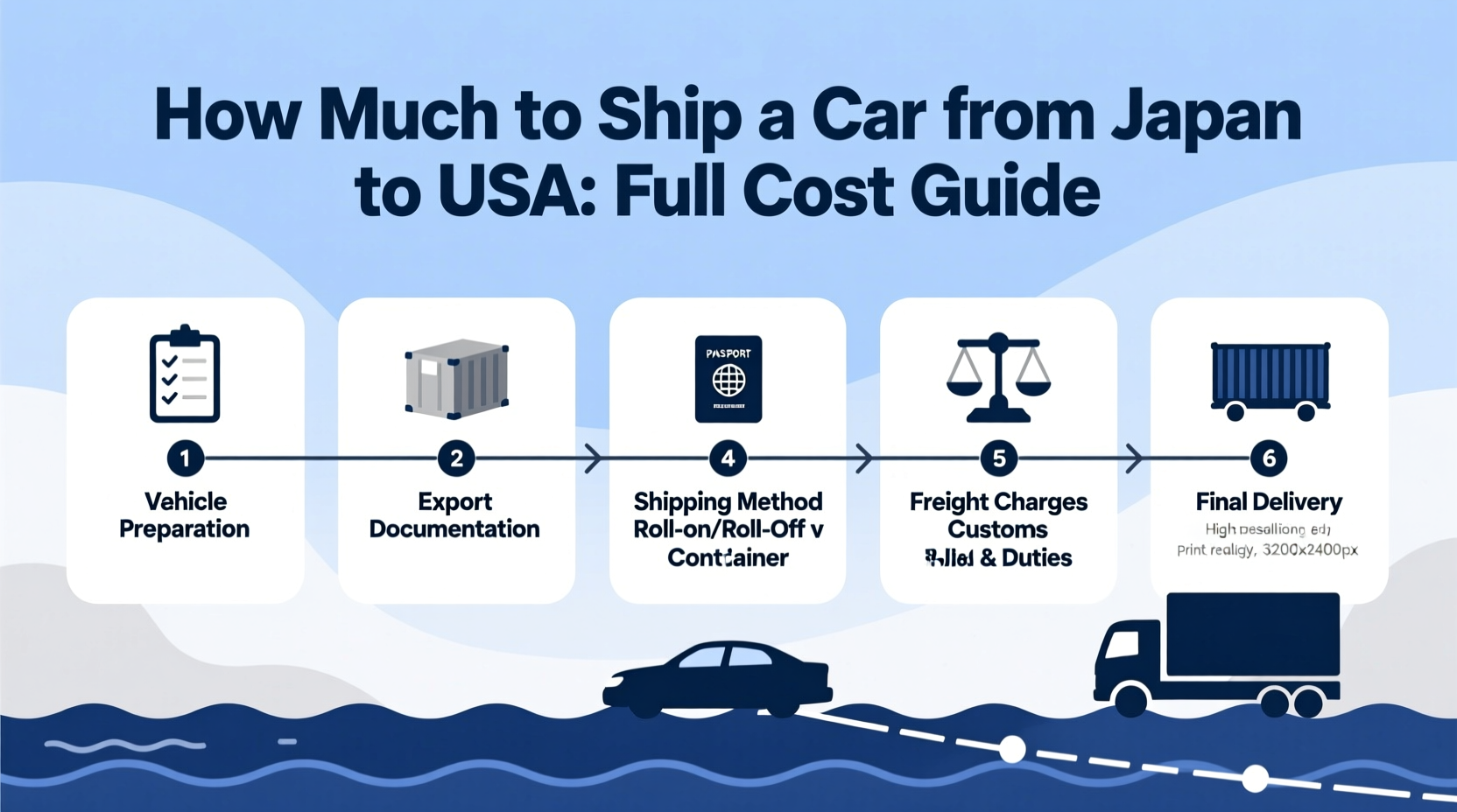 how much to ship a car from japan to usa