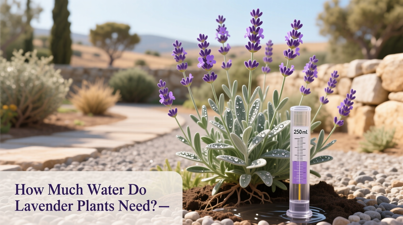 how much water do lavender plants need