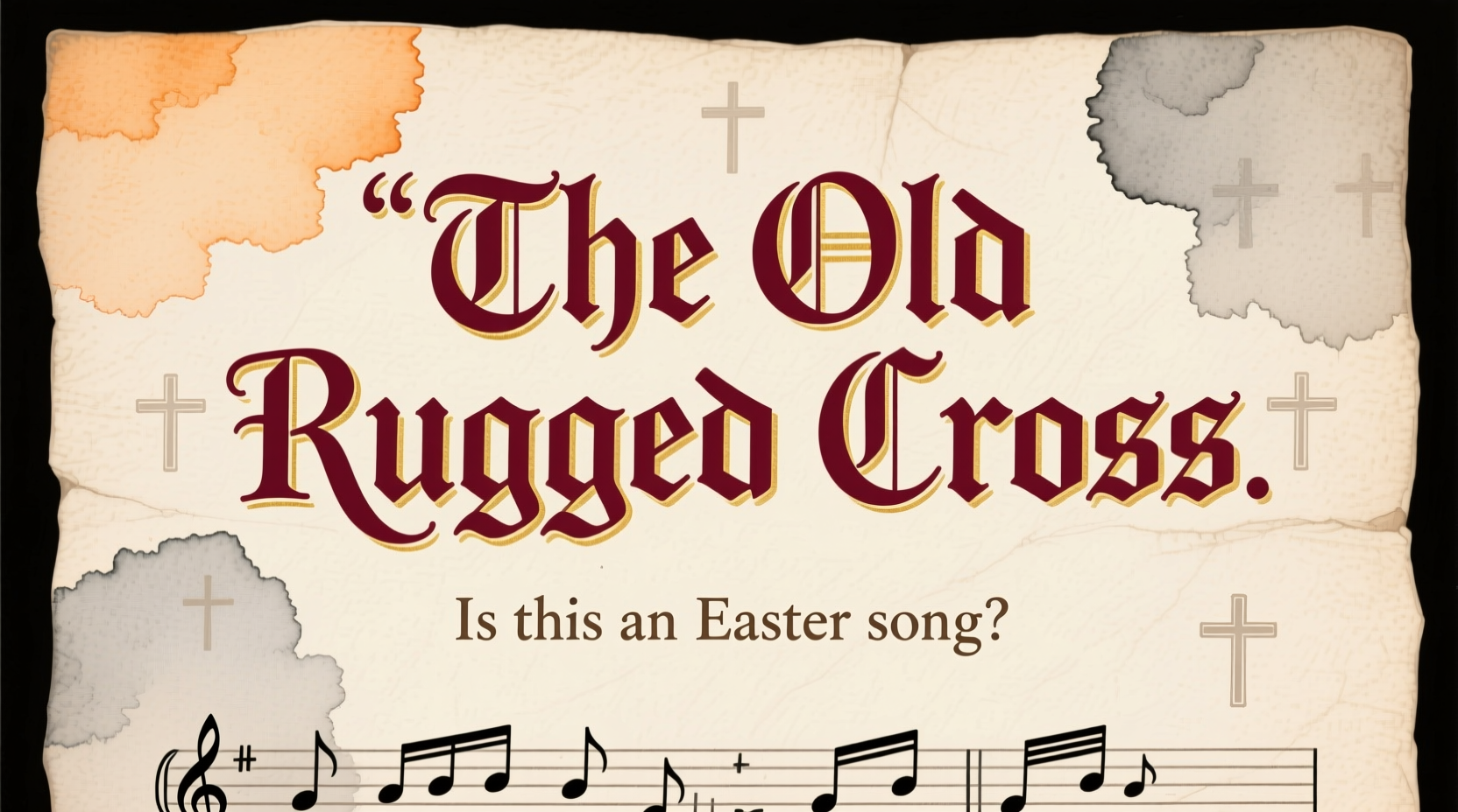 is the old rugged cross an easter song