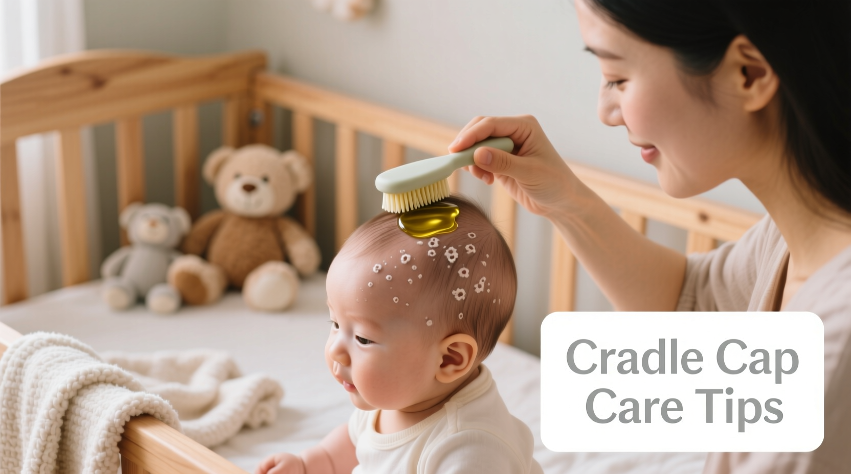 gentle and effective strategies for how to deal with cradle cap at home