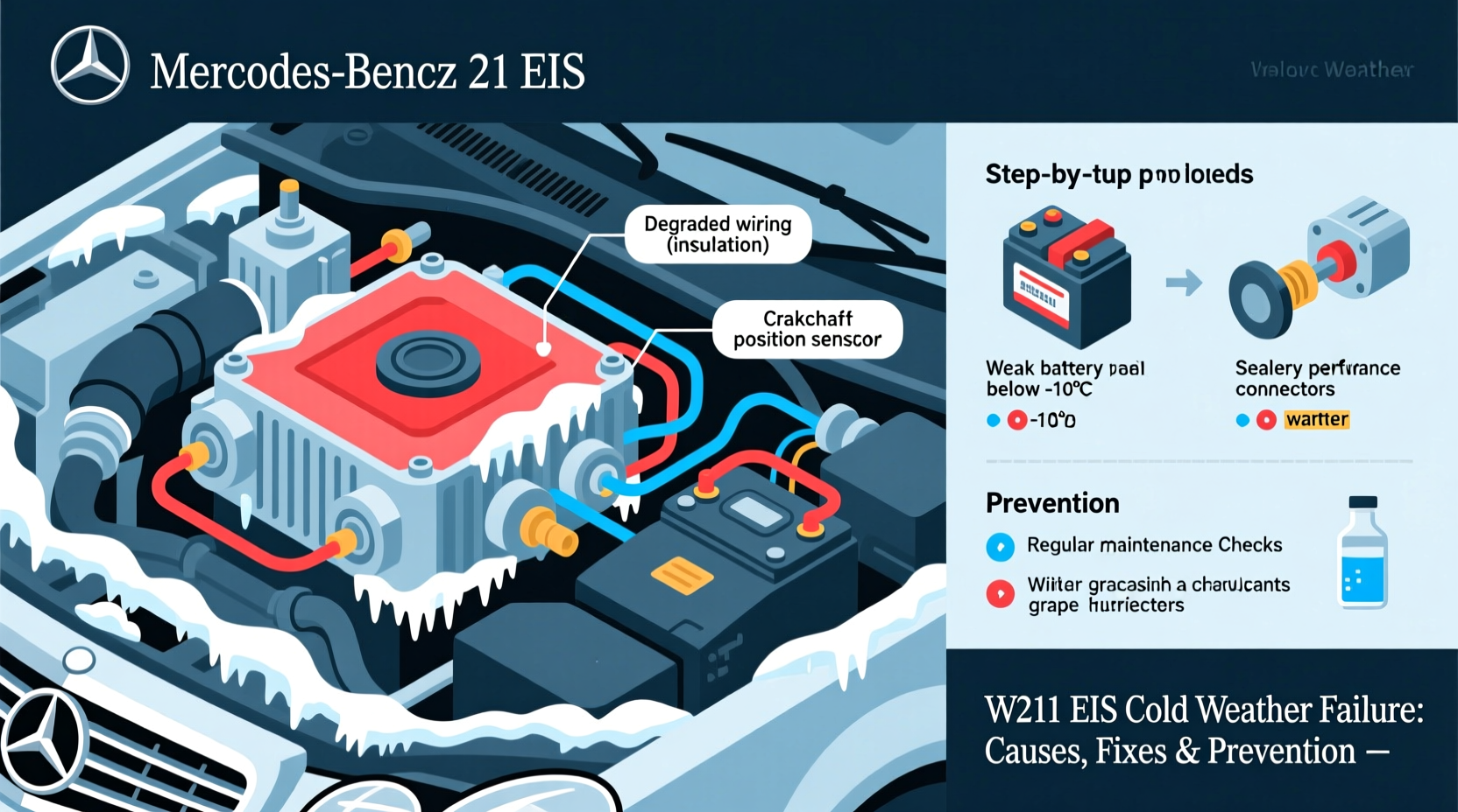 w211 eis cold weather failure