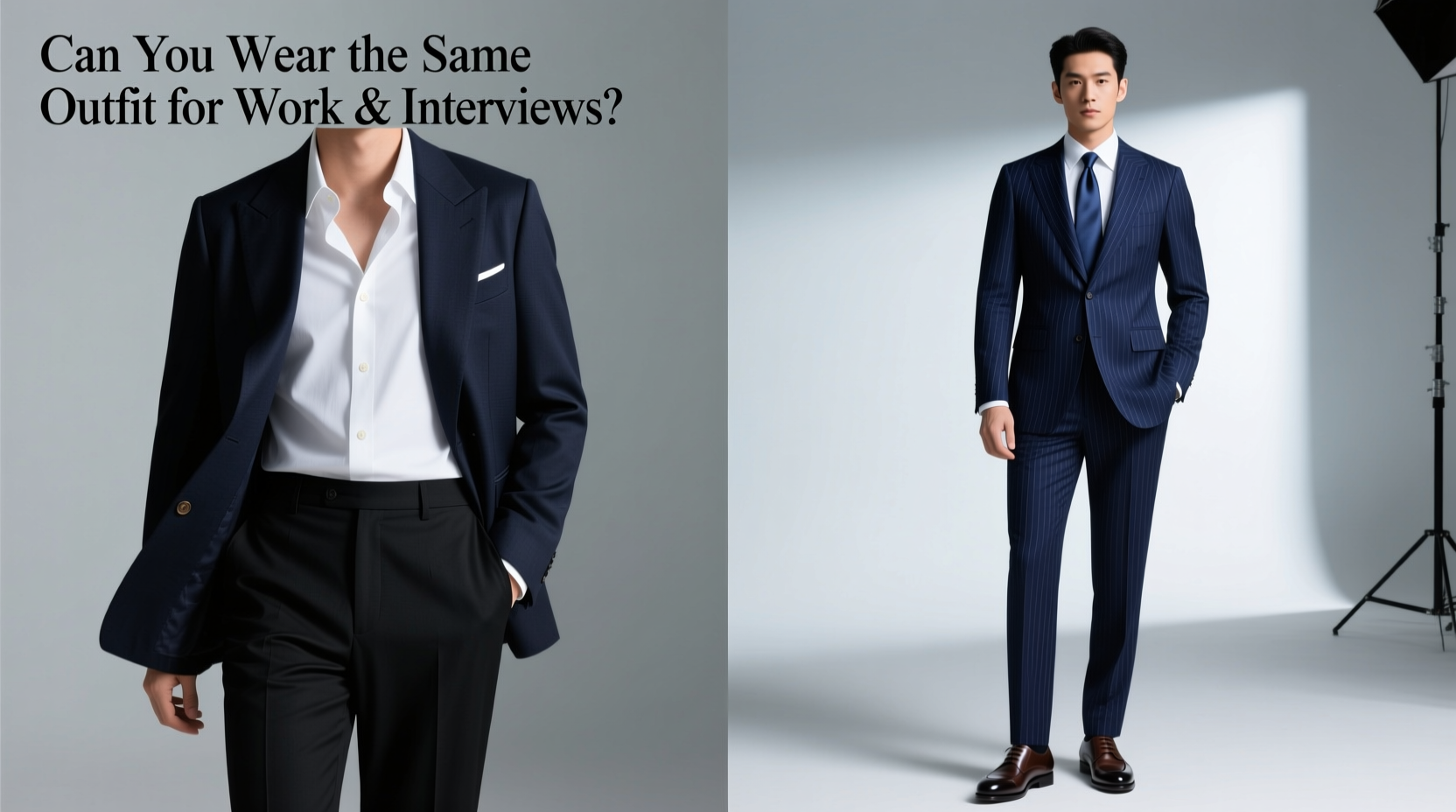 work pants set vs interview outfit can you wear the same thing for both