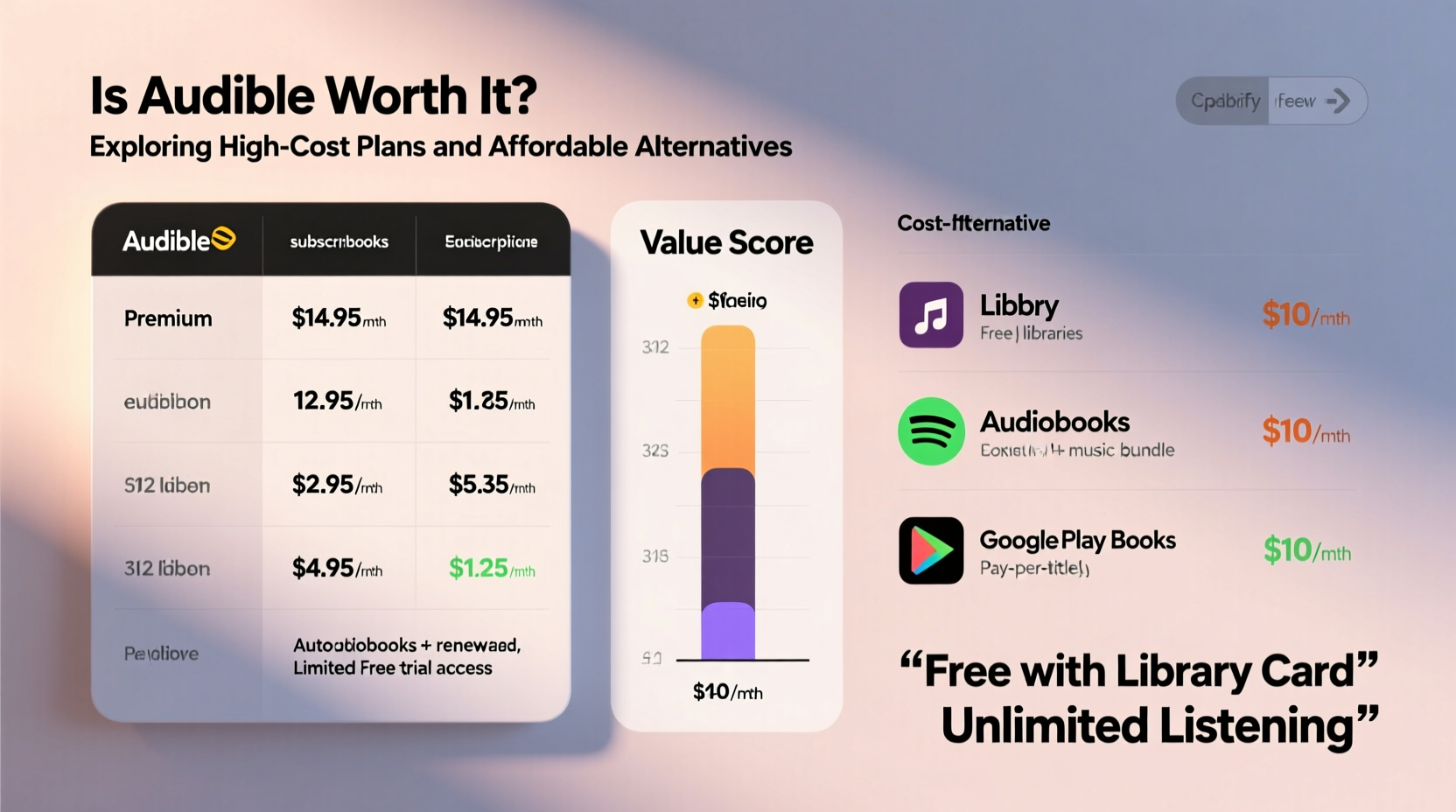 why is audible so expensive plans alternatives and is it worth it
