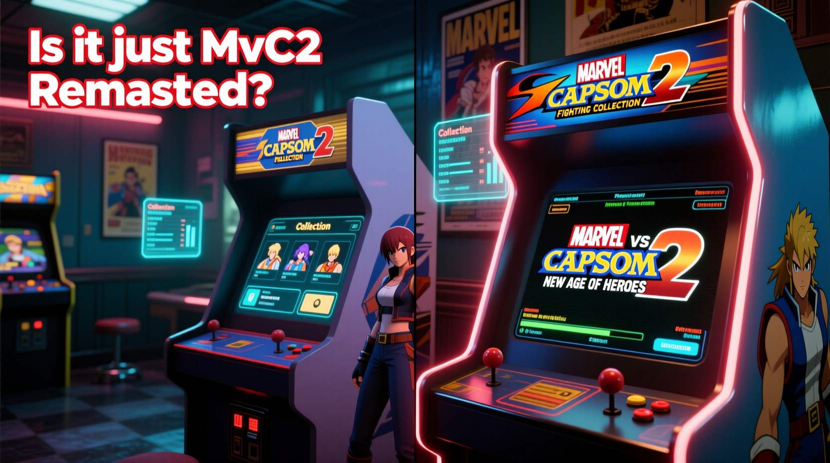 is marvel vs capcom fighting collection just marvel vs capcom 2 remastered in disguise