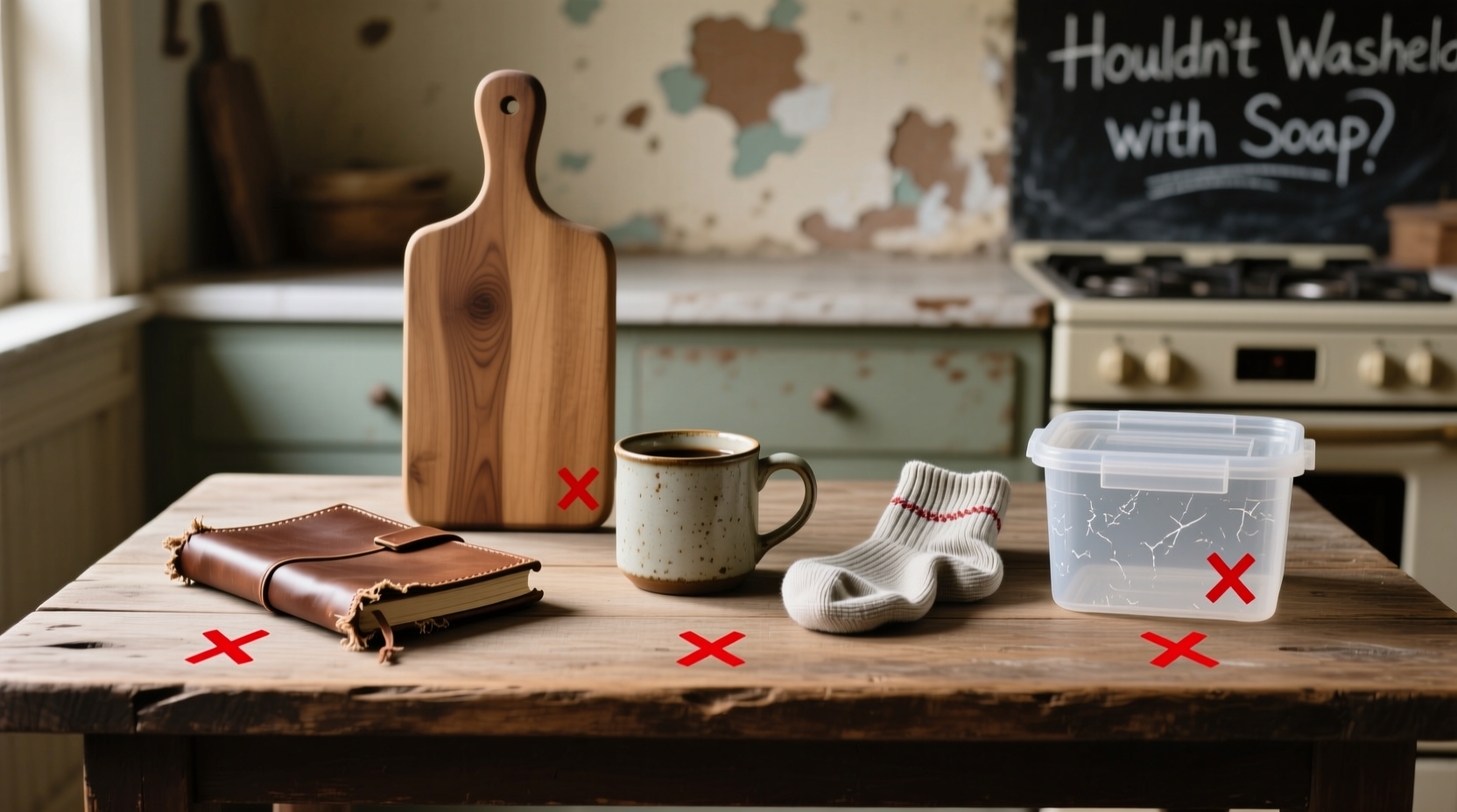 common household items you shouldnt wash wish soap
