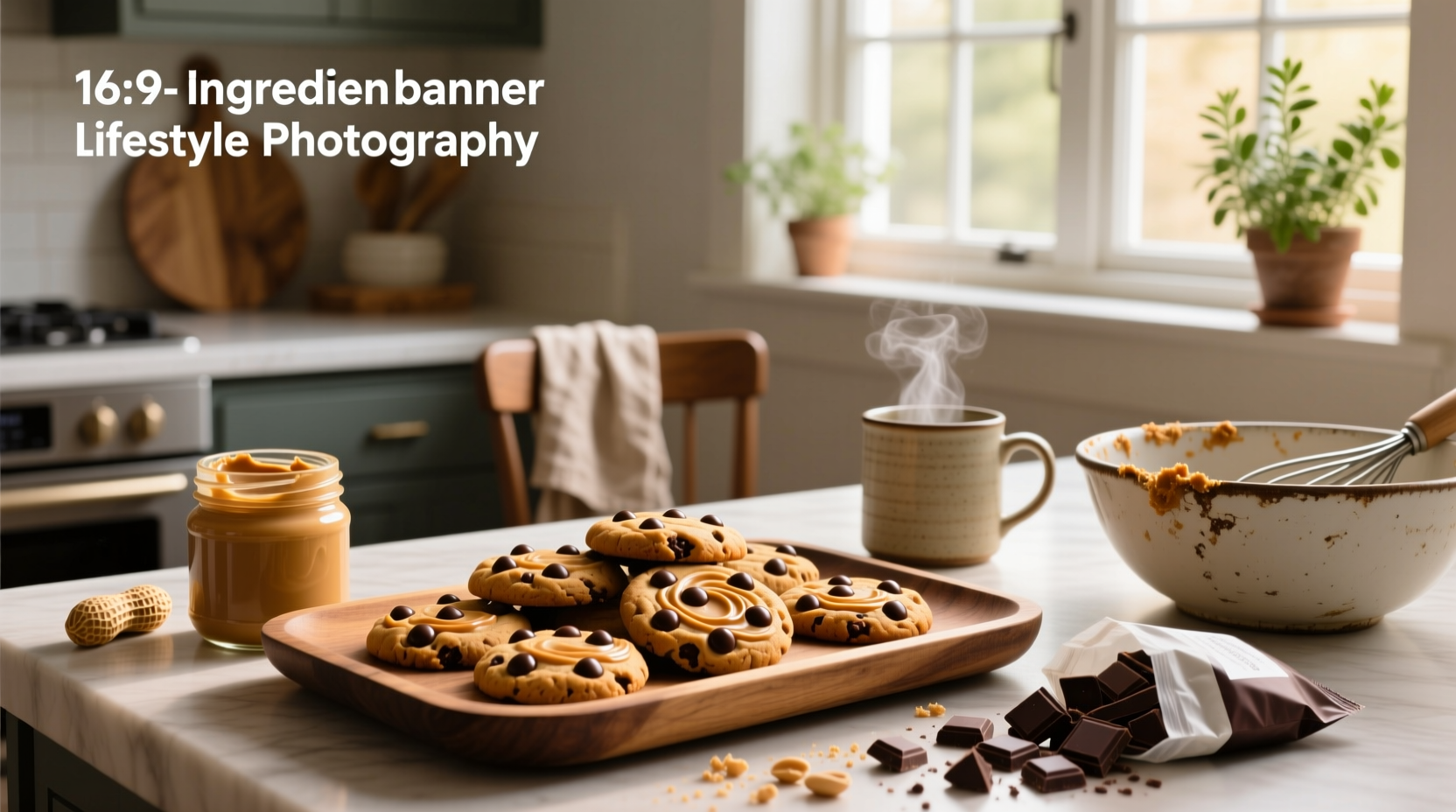 3 ingredient peanut butter chocolate chip cookies