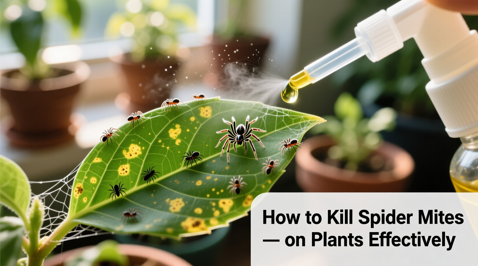 how do you kill spider mites on plants