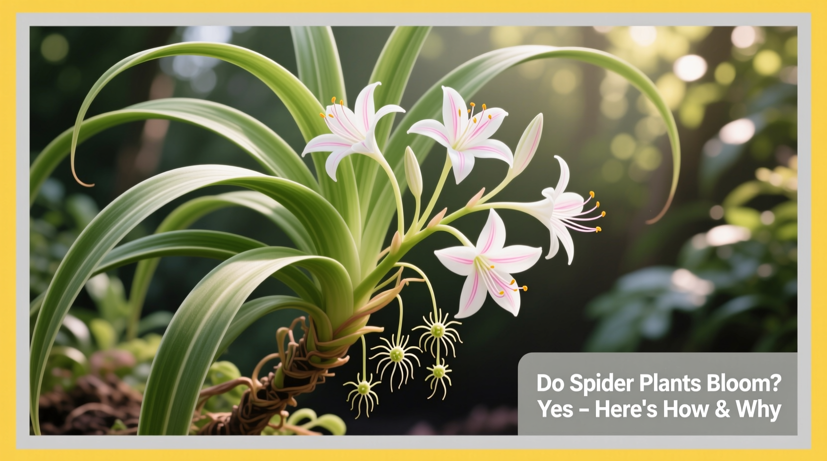 do spider plants bloom