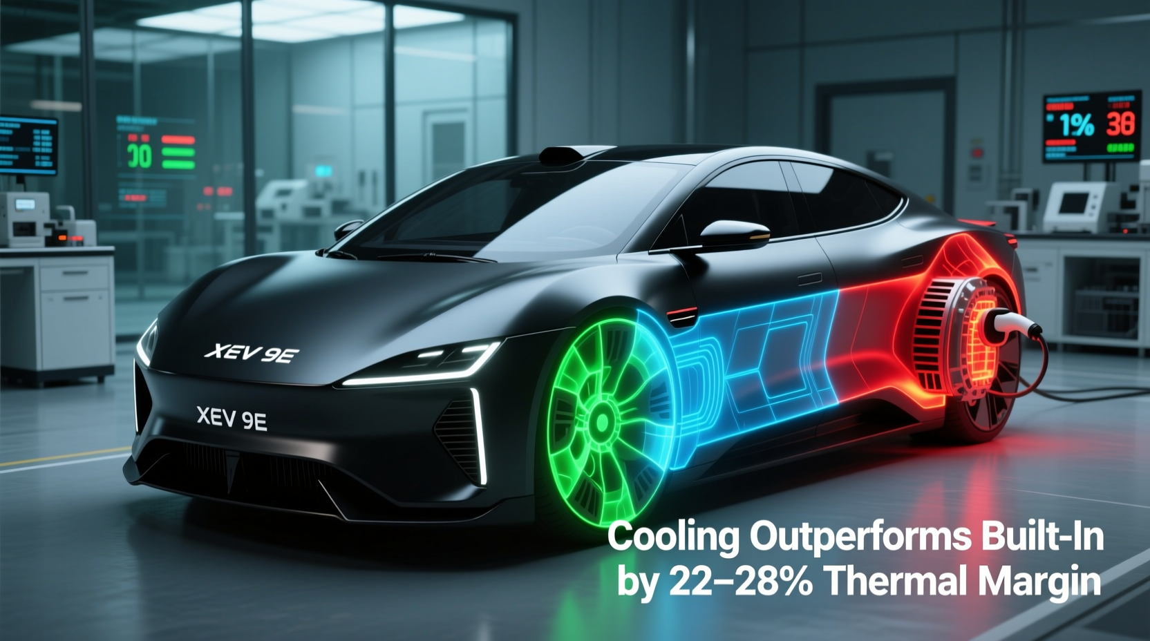 xev 9e cover vs built in cooling