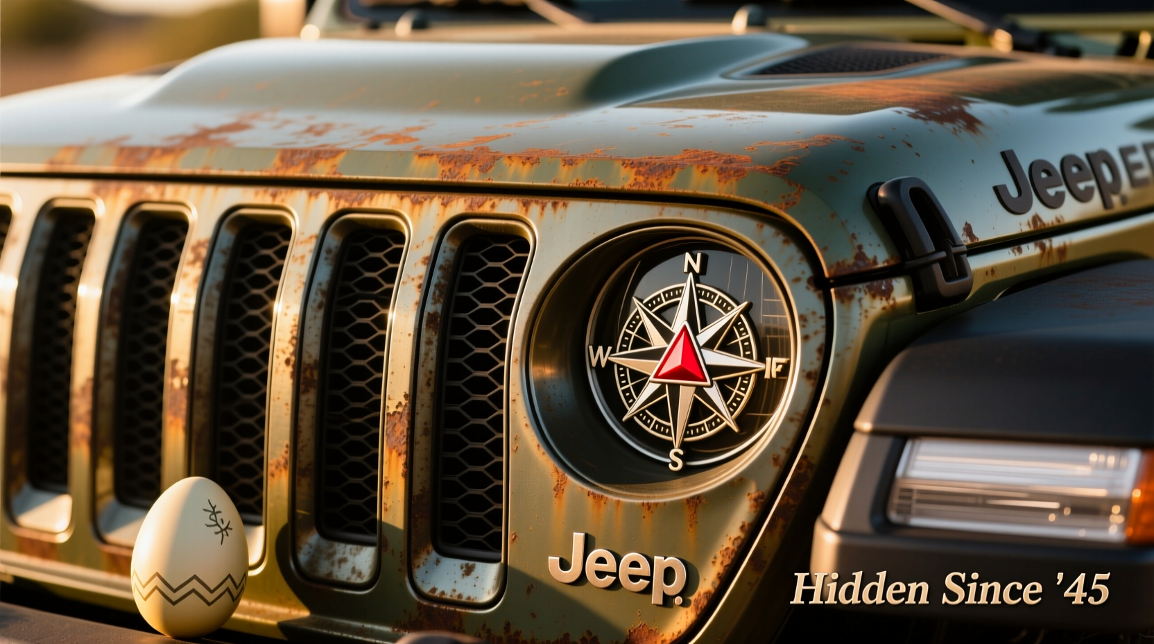 what does a jeep easter egg look like