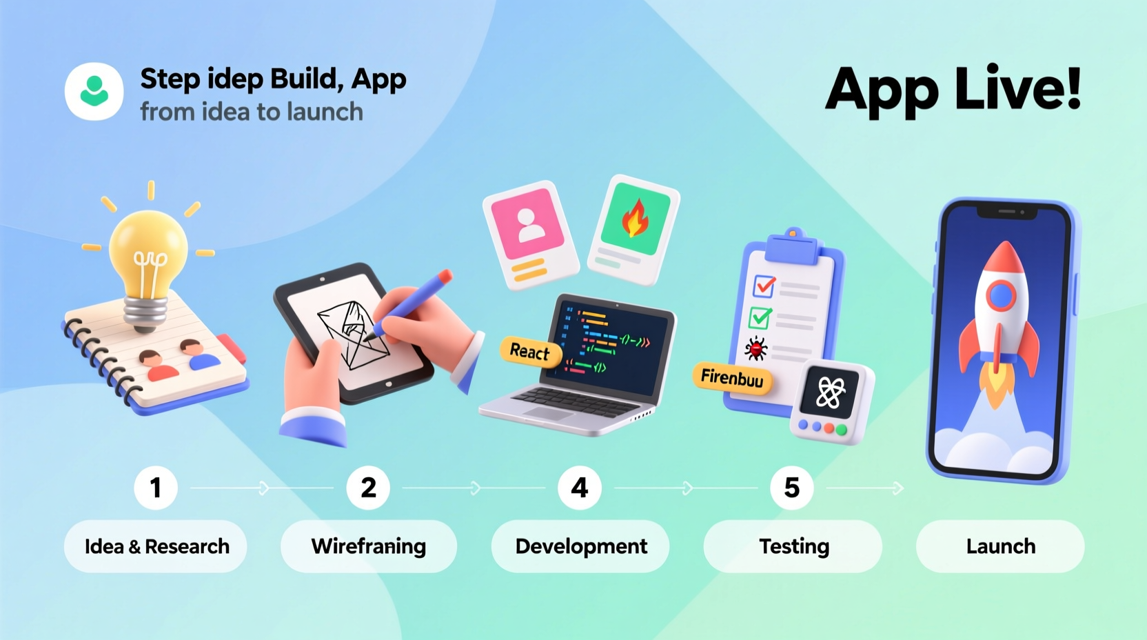 Step By Step Guide How To Write An App From Idea To Launch