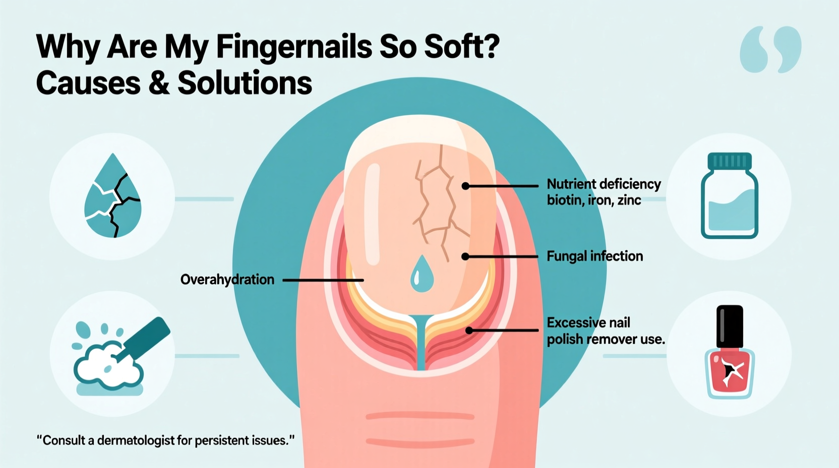 why are my fingernails so soft causes solutions
