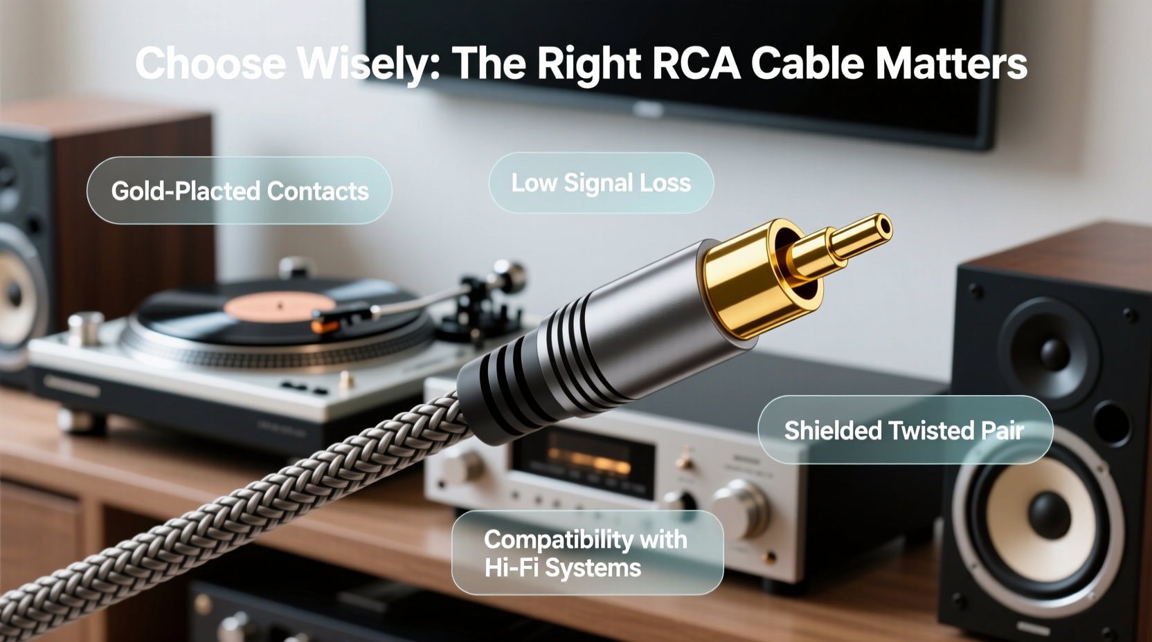 rca cable male female