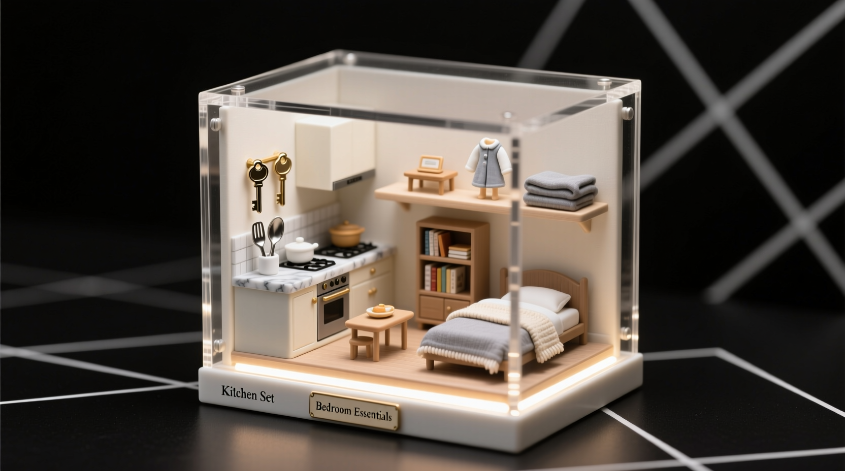 creative and practical ways to display mini doll accessories for collectors