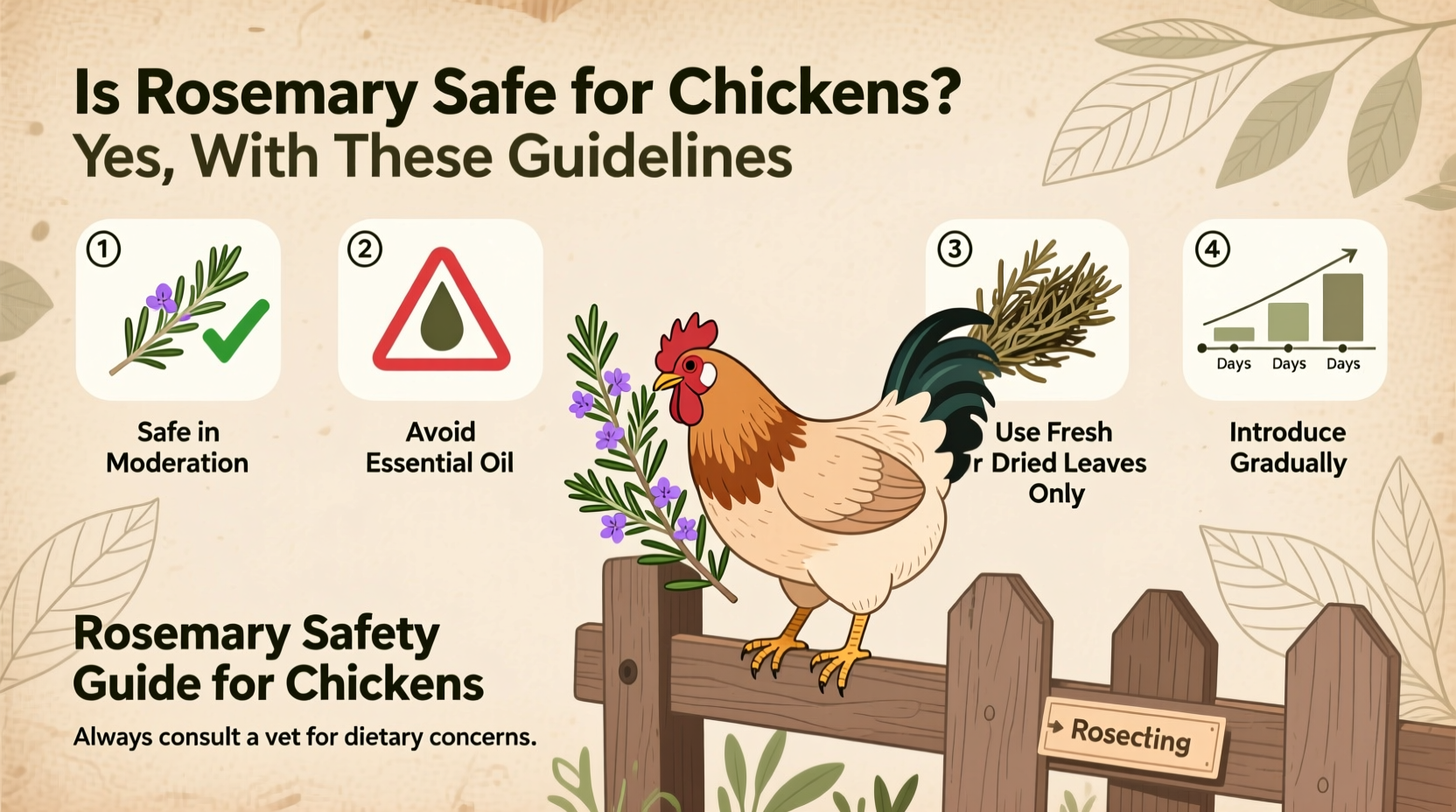 Is Rosemary Safe for Chickens? Yes, With These Guidelines