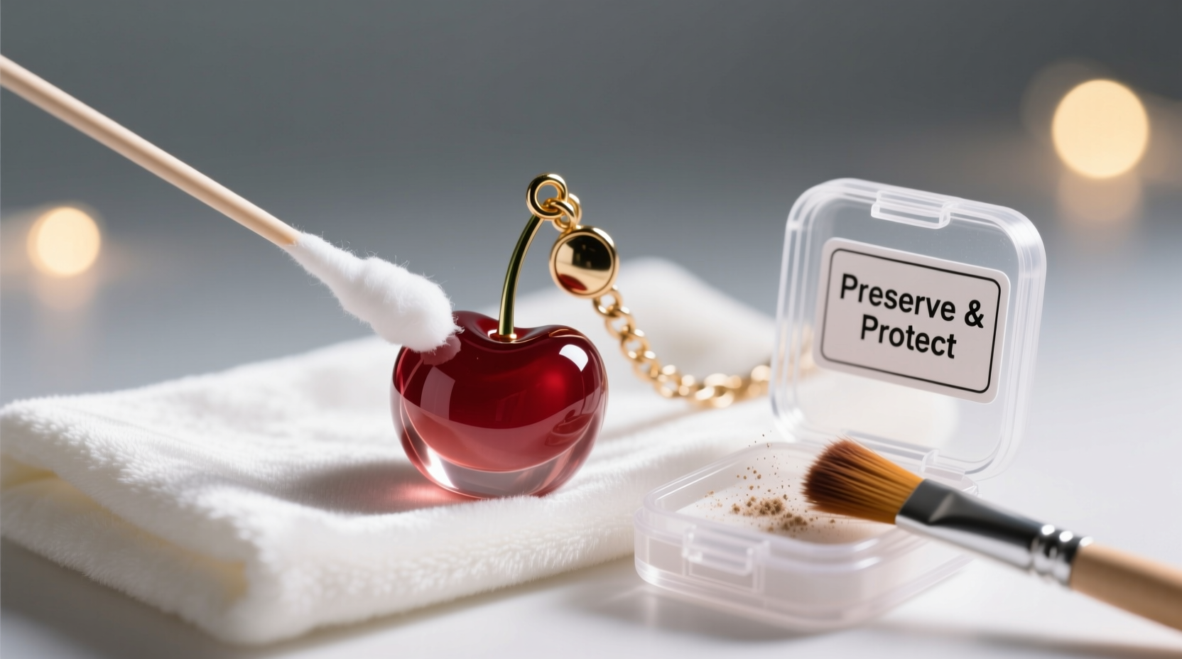 effective methods to clean and preserve your resin cherry bag charm safely