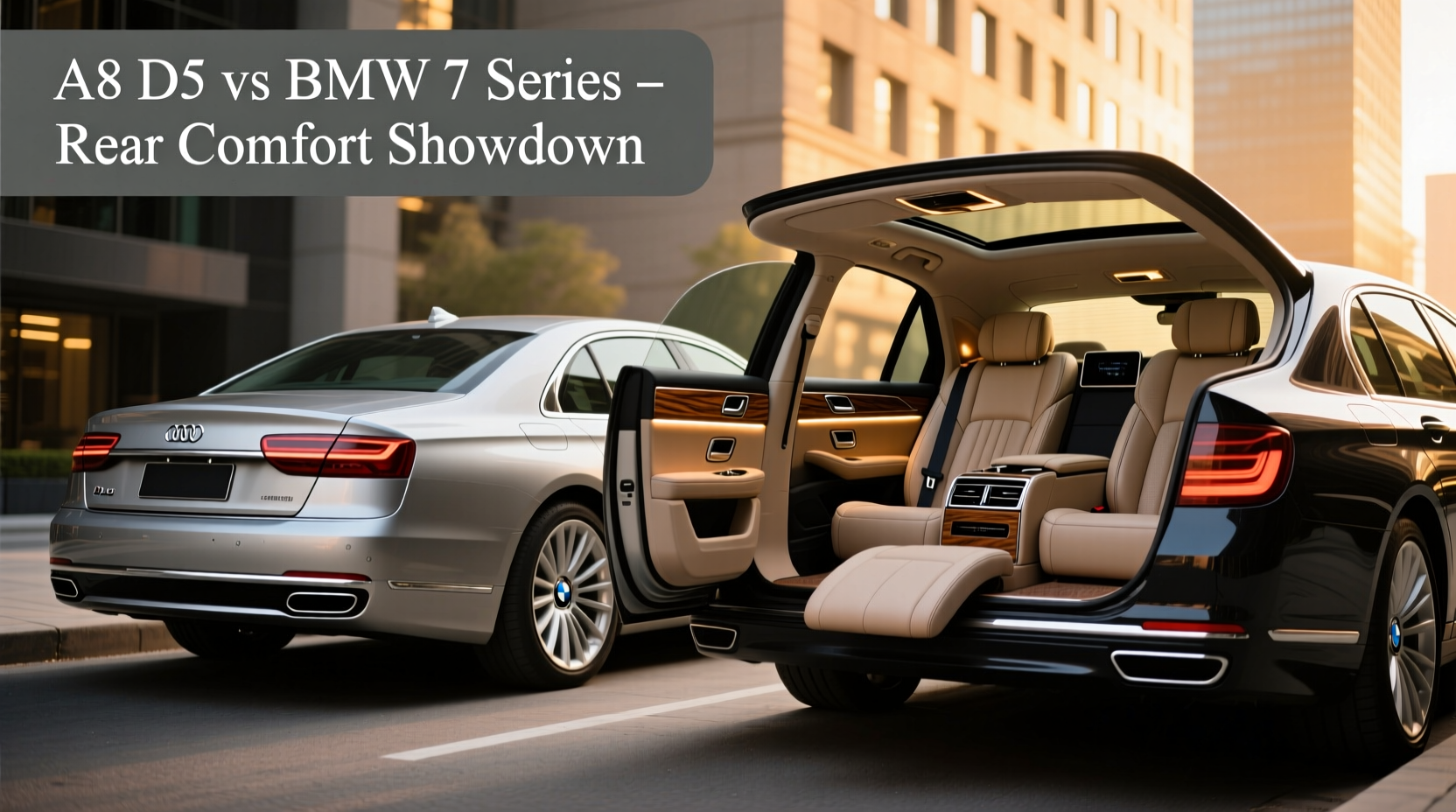 a8 d5 vs bmw7 rear comfort