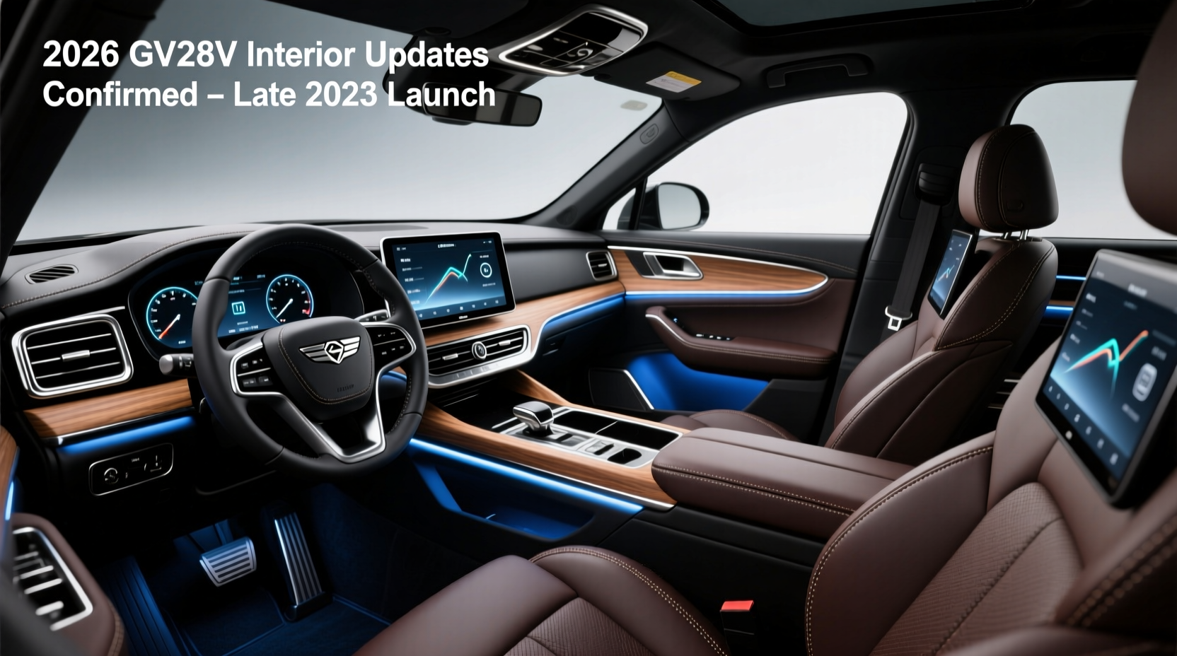 2026 GV80 Interior Updates Confirmed for Late 2025 Launch