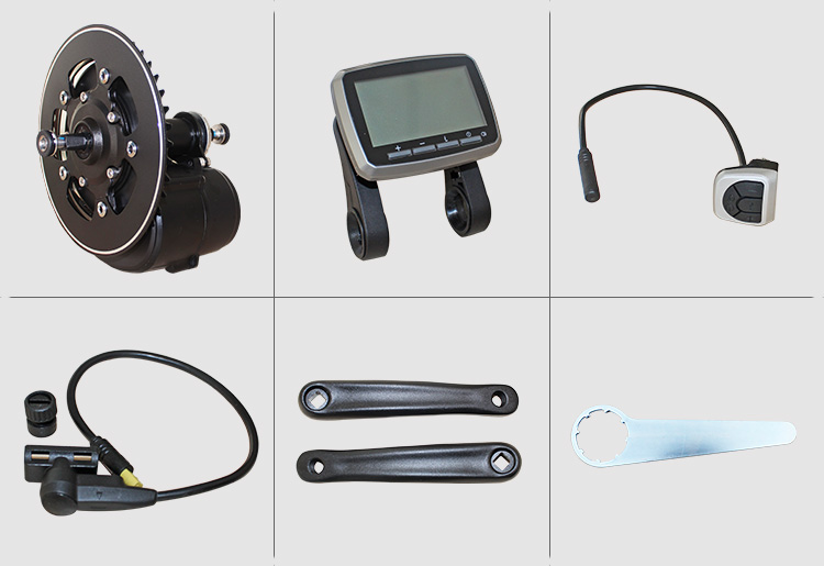 250W TONGSHENG TSDZ2 EBIKE MIDモーター