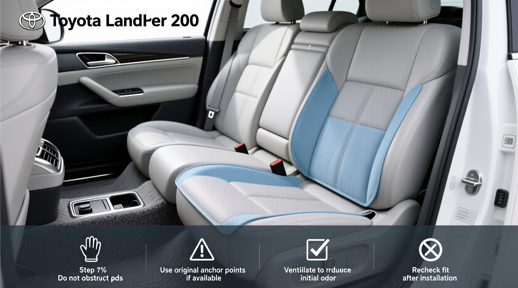 How to Choose Seat Covers Toyota Landcruiser 200 Series: Buying Guide