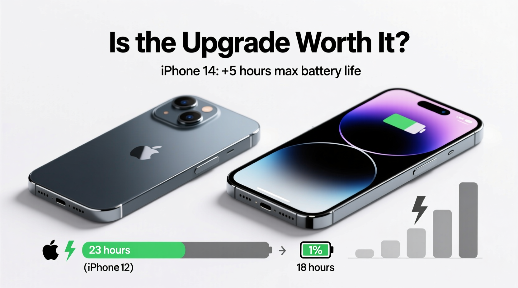 iphone 14 vs 12 battery is the upgrade worth it for longer battery life