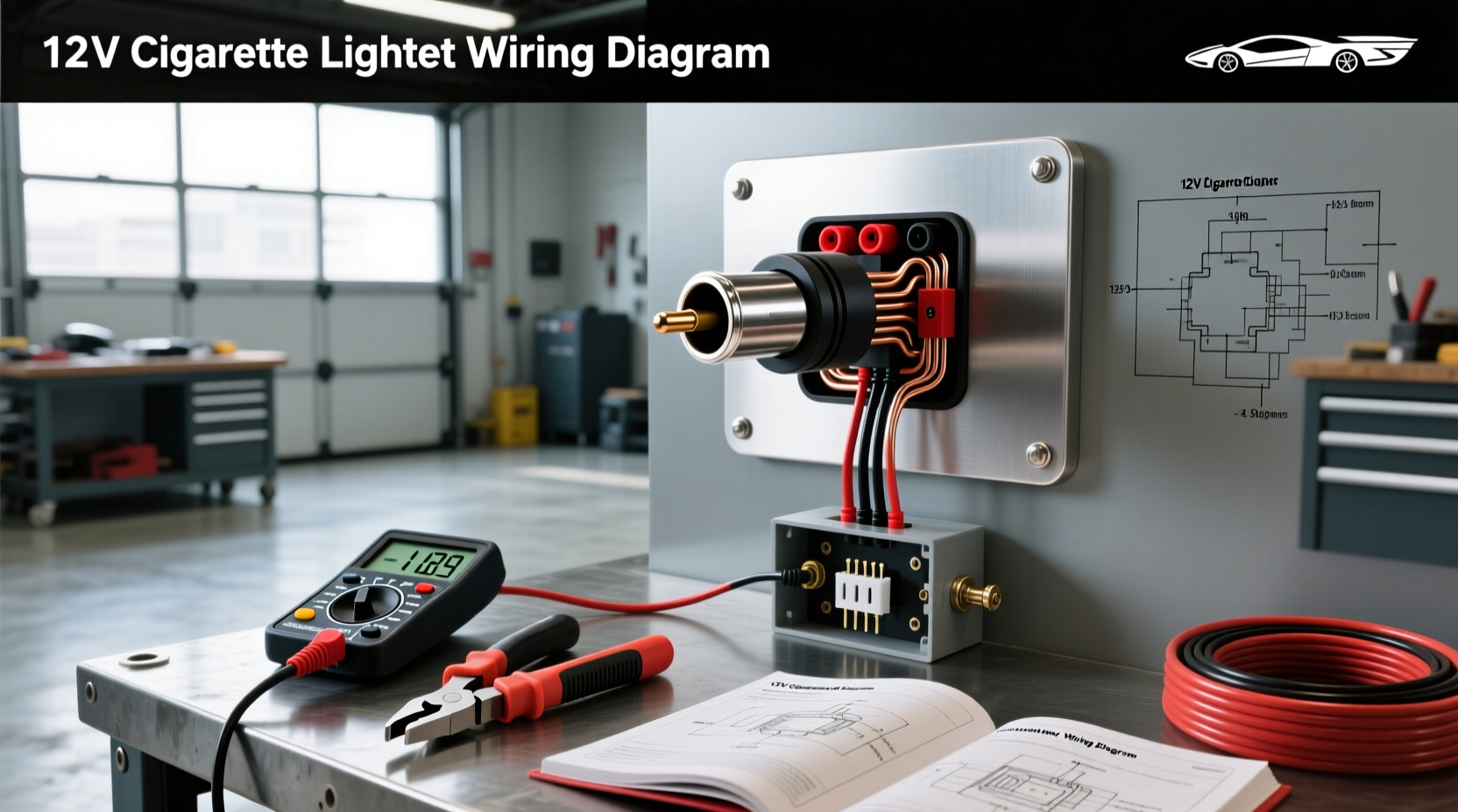 12v cigarette lighter plug wiring guide