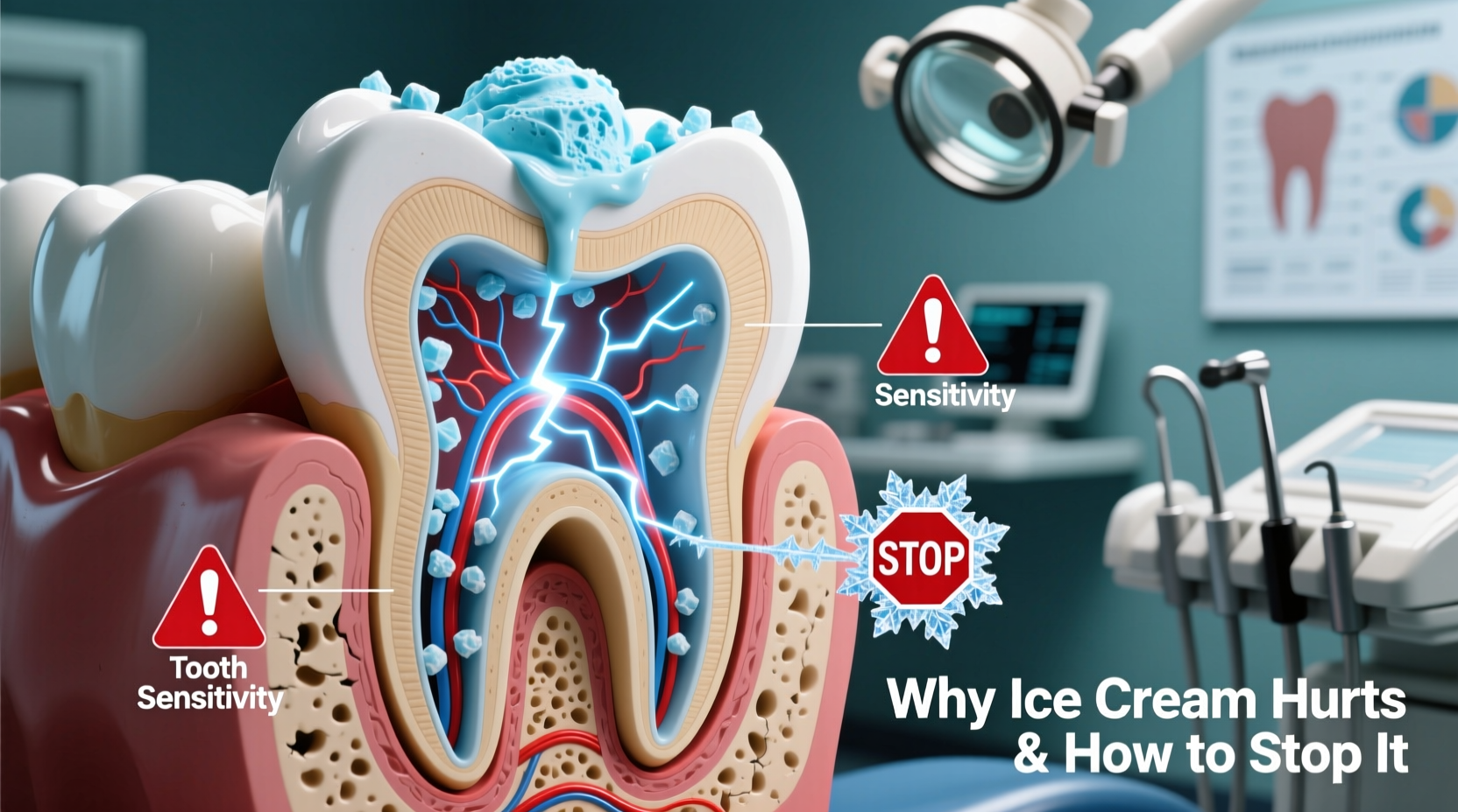 ice cream tooth sensitivity why it hurts how to stop it