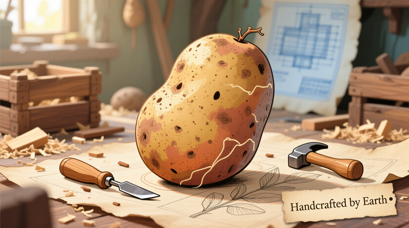 Potato Crafting: Simple Stamping Techniques for All Ages