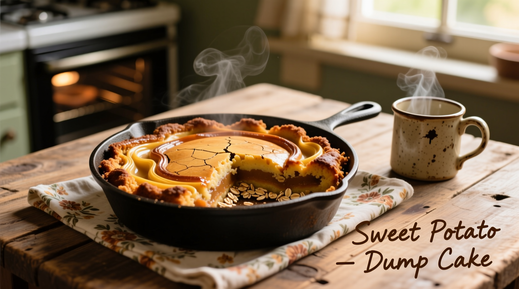 sweet potato dump cake
