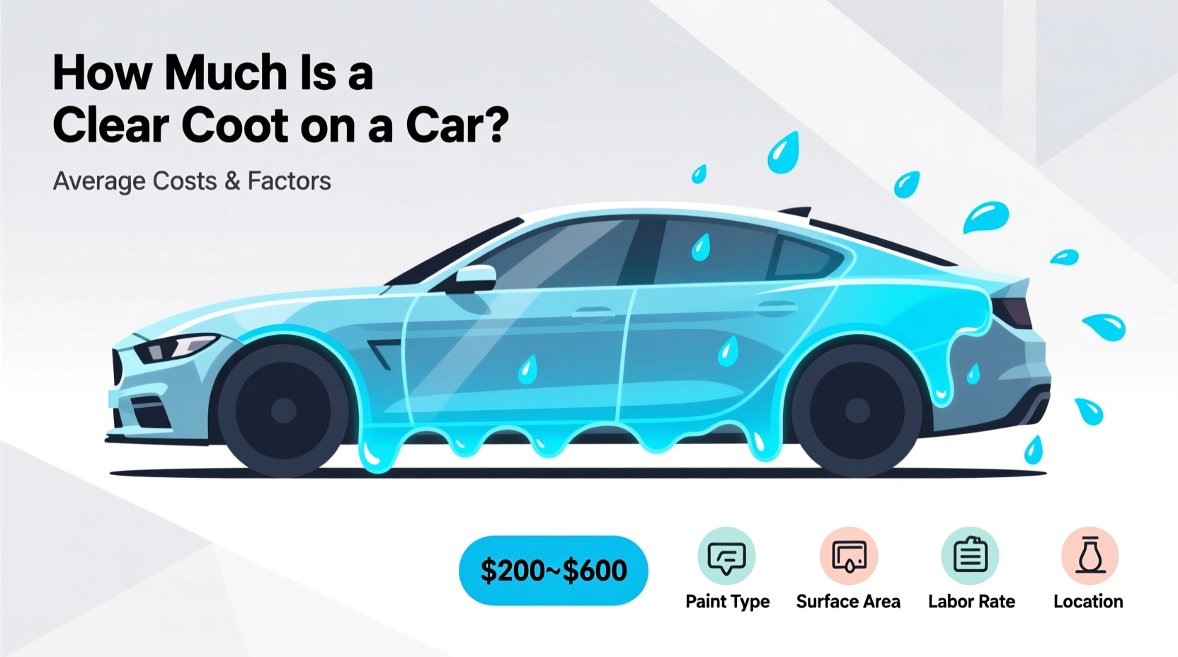how much is a clear coat on a car