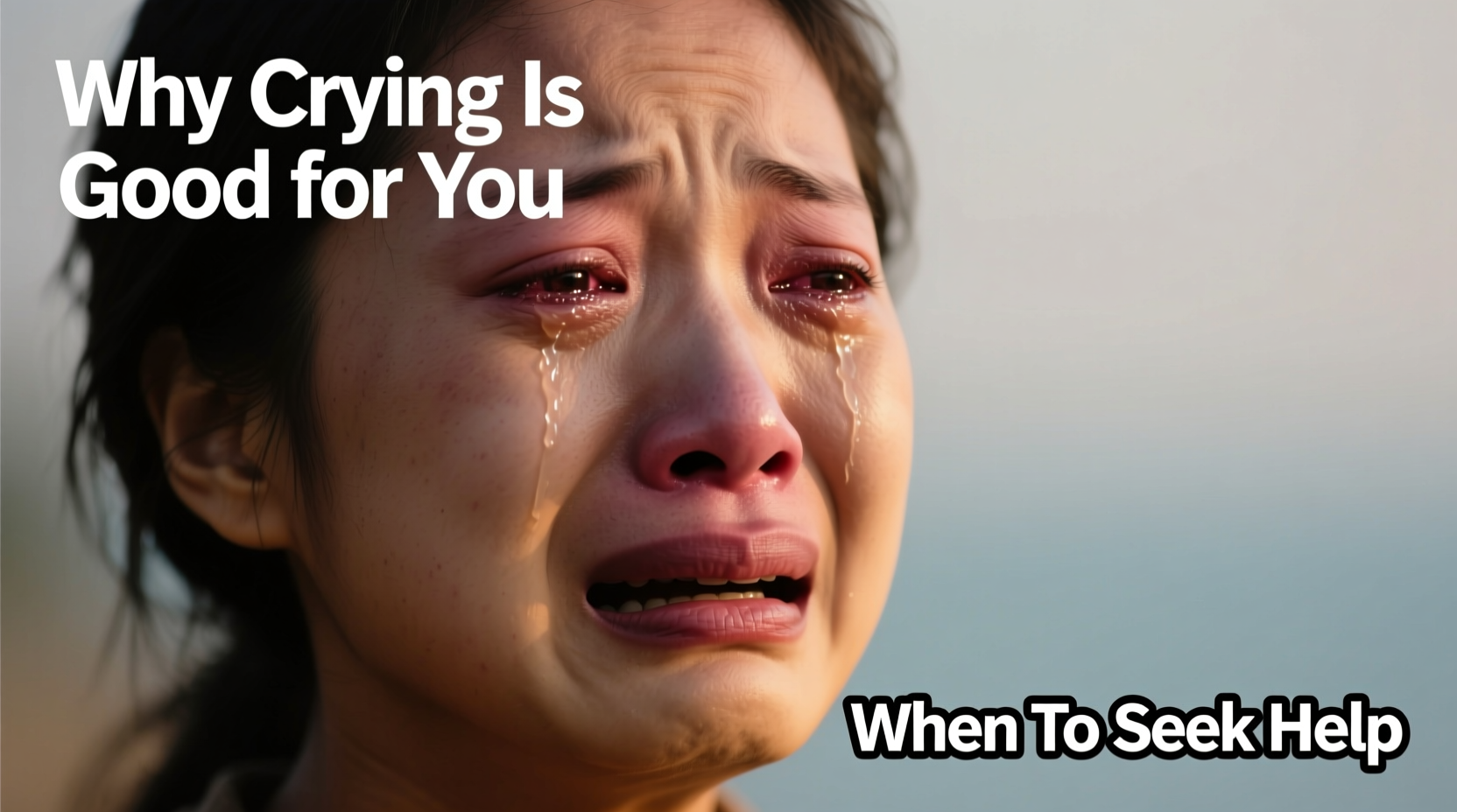 why is crying good for you benefits when to seek help