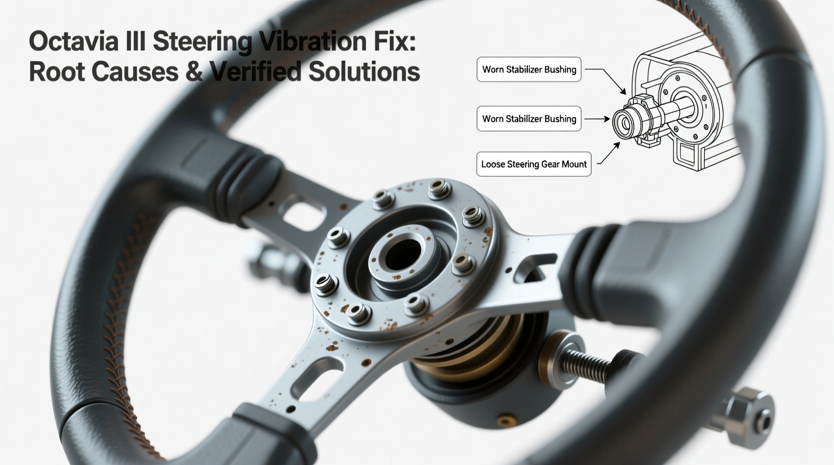 octavia iii steering vibration fix