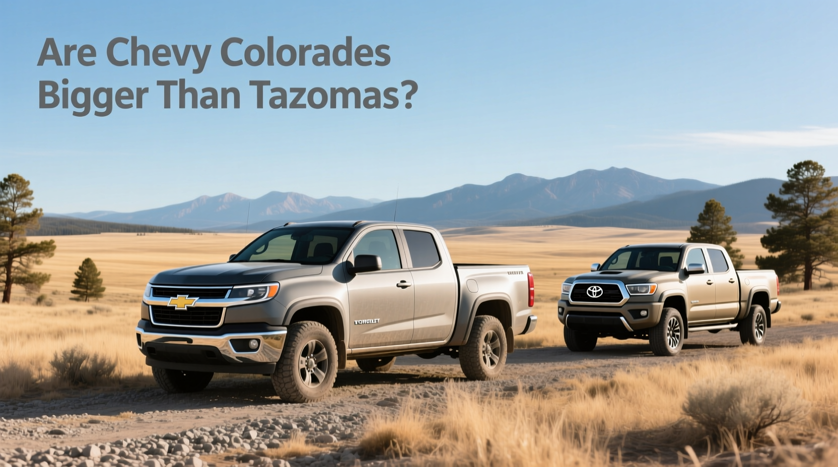 Chevy Colorado vs Toyota Tacoma guide