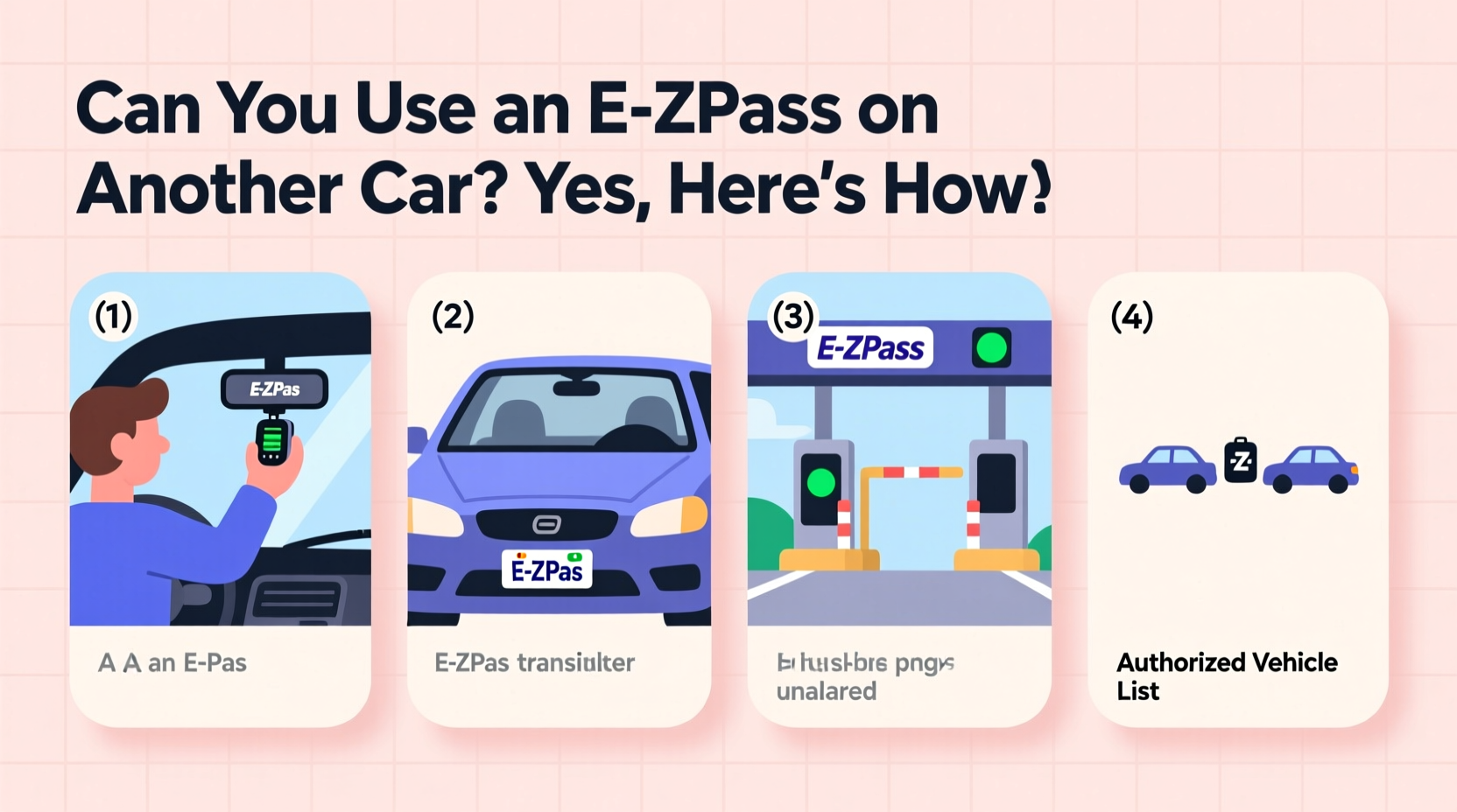 can you use a ez pass on another car