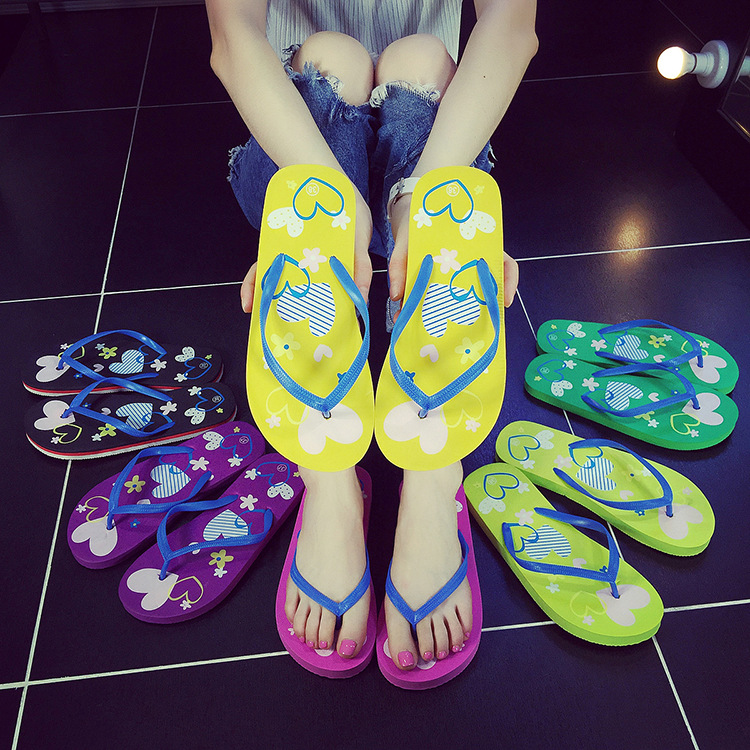 Wholesale PE Flip Flop Slippers Outdoor Fashion Non-slip Summer Beach Sandals Shoes