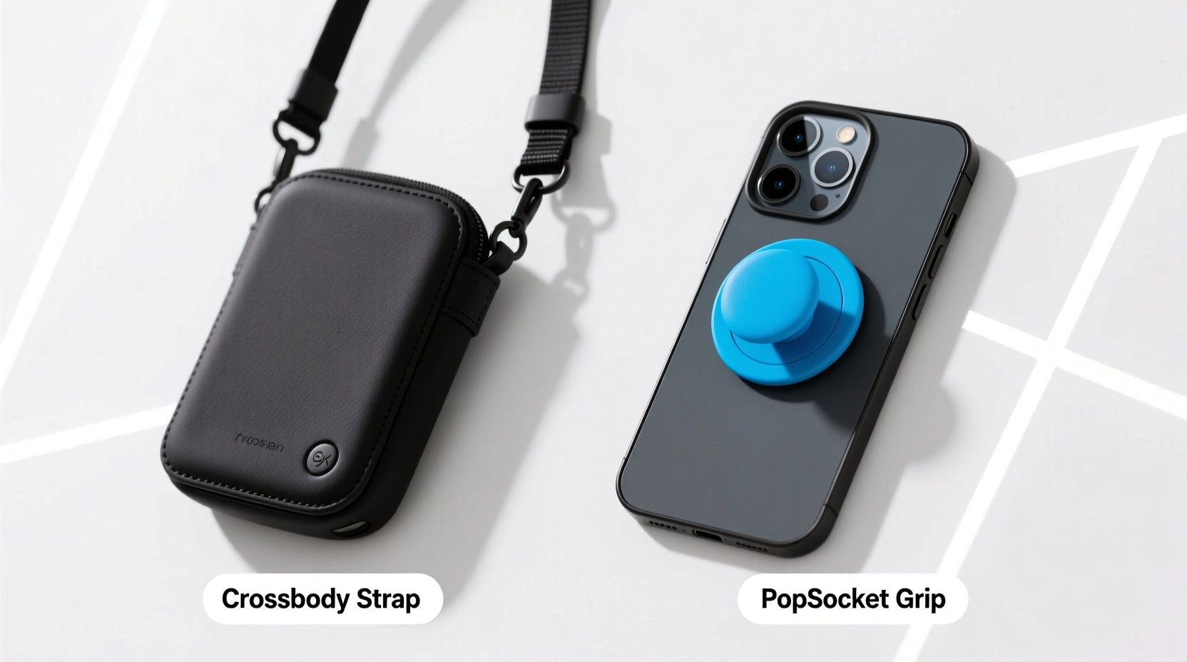 crossbody phone case vs popsocket does a strap really beat a sticky grip