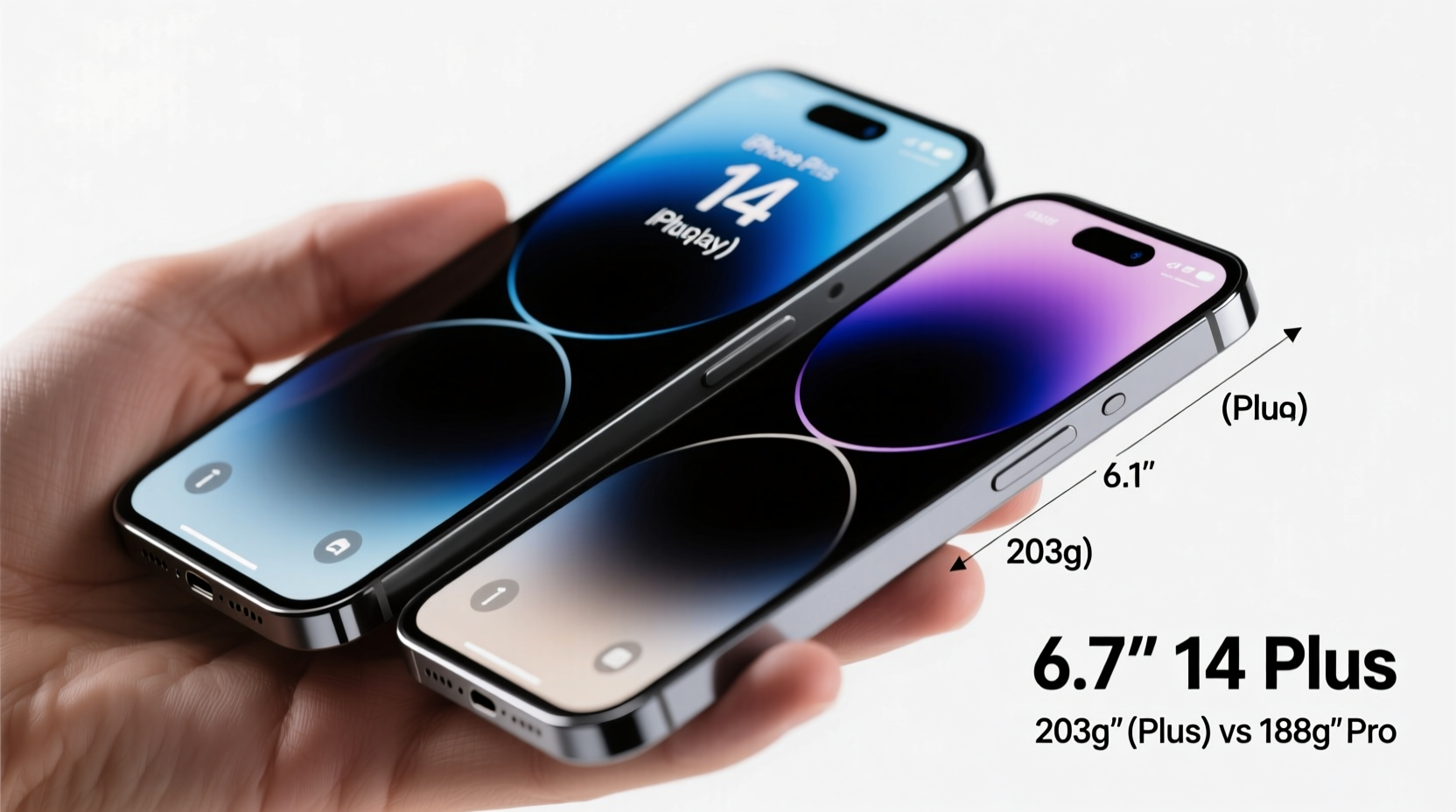 iphone 14 plus vs pro does the size difference really matter