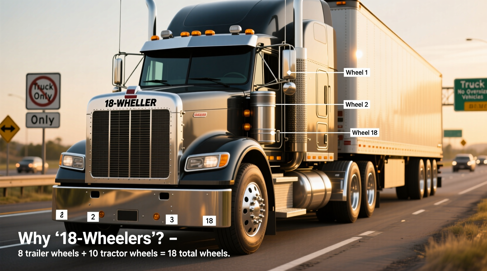 why are they called 18 wheelers understanding the name