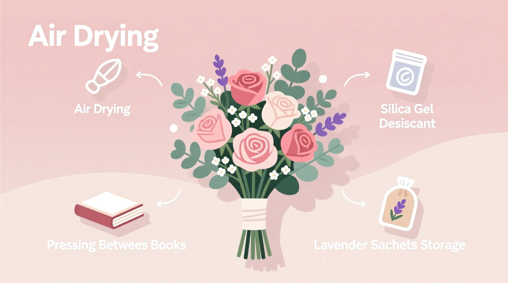 how to preserve the wedding bouquet