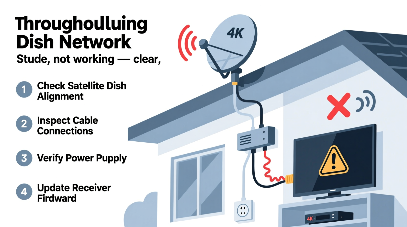 dish network not working troubleshooting common issues
