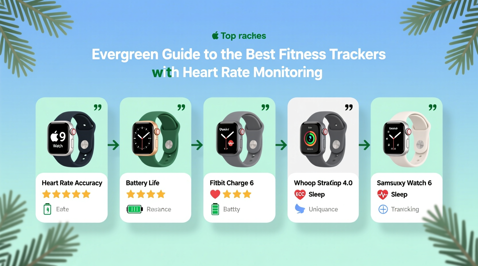 evergreen guide to the best fitness tracker with heart rate monitoring